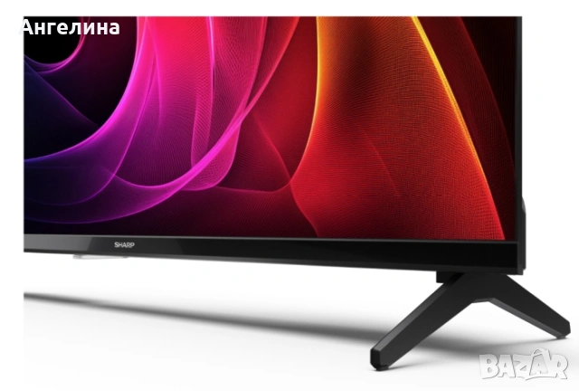 Телевизор, Sharp 32HA1205E, 32" LED HD 1366x768 HD Frameless, 100 000:1, DVB-T/T2/C/S/S2, Active Mot, снимка 4 - Телевизори - 53282888