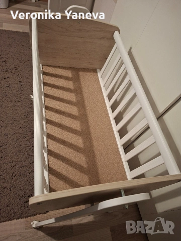 Продавам бебешка кошара с матрак, снимка 2 - Кошарки - 53065121