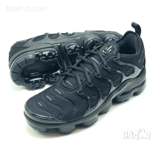 !НОВИ! Nike Air Vapormax Plus 'VM' | Triple Black | + КУТИЯ, снимка 4 - Маратонки - 54168046