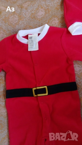 Продавам Бебешки екип на Дядо Коледа – нов, снимка 2 - Комплекти за бебе - 52499492