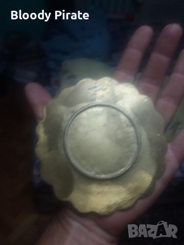 Стара чиния бронз индия, снимка 4 - Други ценни предмети - 41699148