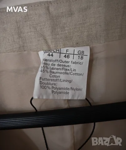 Нов дамски ленен елек L размер , снимка 3 - Елеци - 49413872