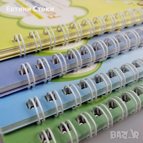 Детски комплект тетрадки и писалки „Набраздени букви“, снимка 2 - Други - 52050130