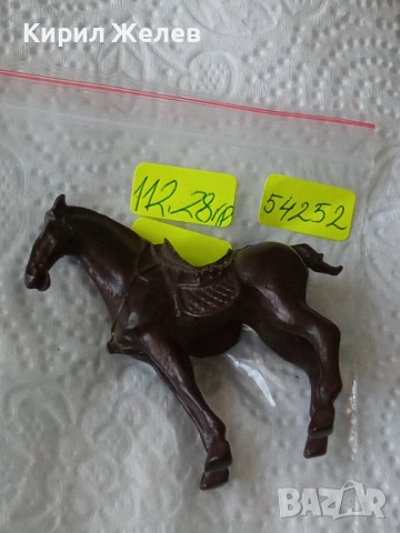 Малка бронзова фигурка на кон 🐎 54252, снимка 11 - Колекции - 53752634