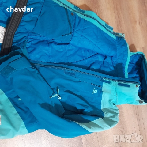 ски яке salomon advanced skin dry 10k дамско оригинал Л, снимка 6 - Якета - 52638069
