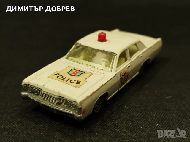 СТАРА РЕТРО МЕТАЛНА КОЛИЧКА MATCHBOX ENGLAND MERCURY POLICE , снимка 1 - Колекции - 48881912