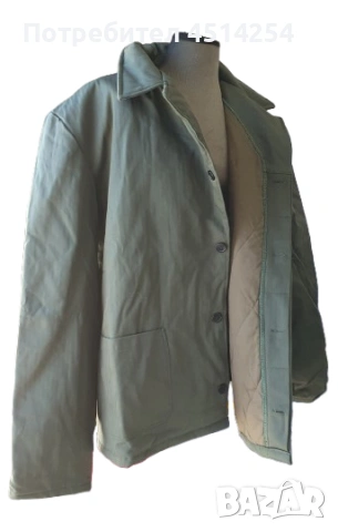 Ватирано работно яке с права кройка- от български производител, снимка 2 - Якета - 53871062