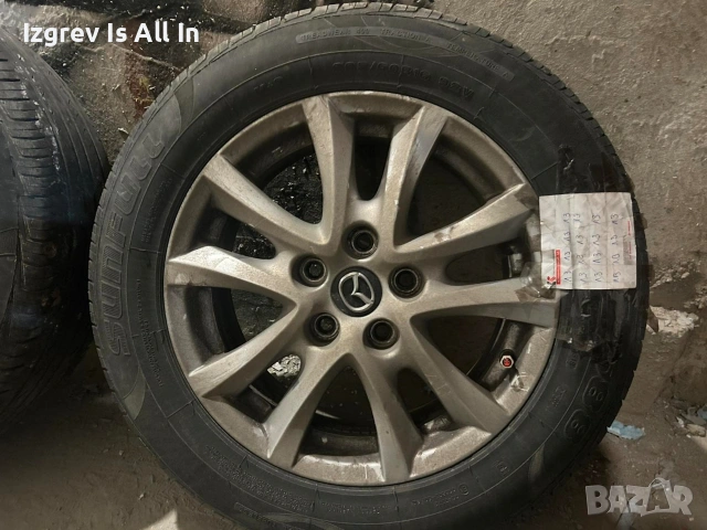 Джанти с летни гуми оригинални за Mazda 205/60/16, снимка 5 - Гуми и джанти - 53079264