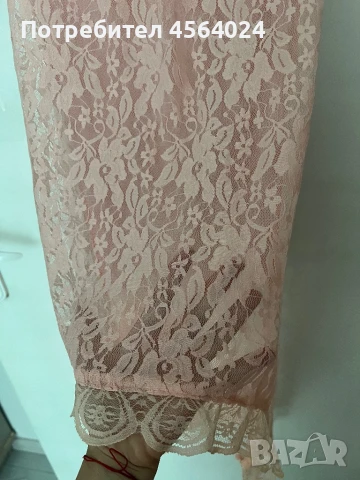 Розова рокля, снимка 4 - Рокли - 51361568