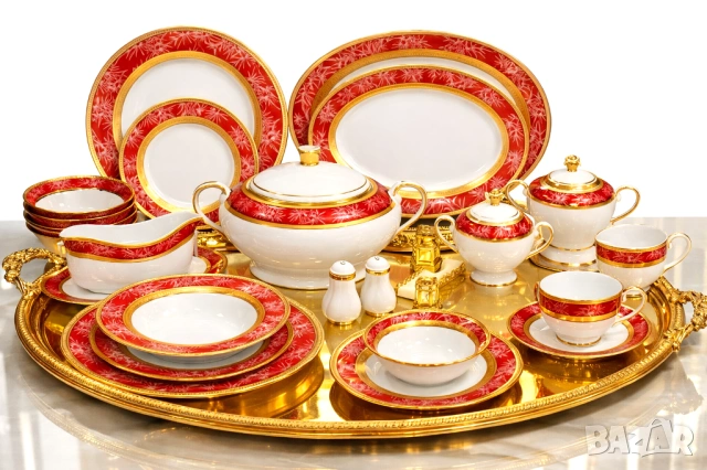 Сервизи за хранене Y o L i S a - лукс, използваеми в миялна машина ! ✨🖤, снимка 14 - Други стоки за дома - 52452822