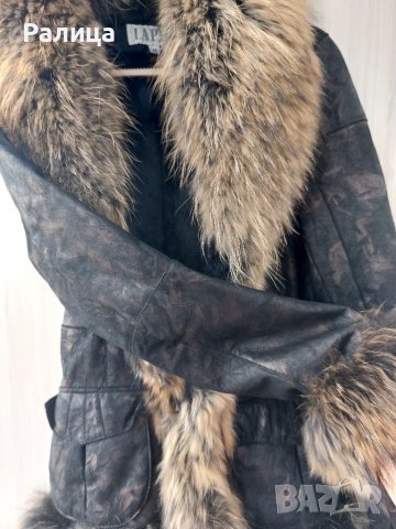 Палто естествен косъм , снимка 7 - Палта, манта - 39160866