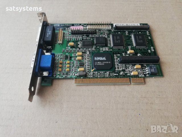 Видео карта Matrox MGA-MYST/2BN 618-02 REV.A 2MB PCI, снимка 5 - Видеокарти - 38966509