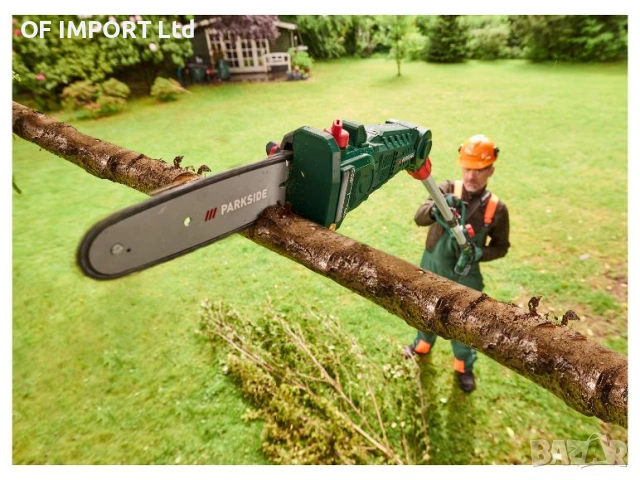 Aкумулаторна Градинска Телескопична Резачка PARKSIDE PAHE 20-Li E5, снимка 4 - Градинска техника - 53411849
