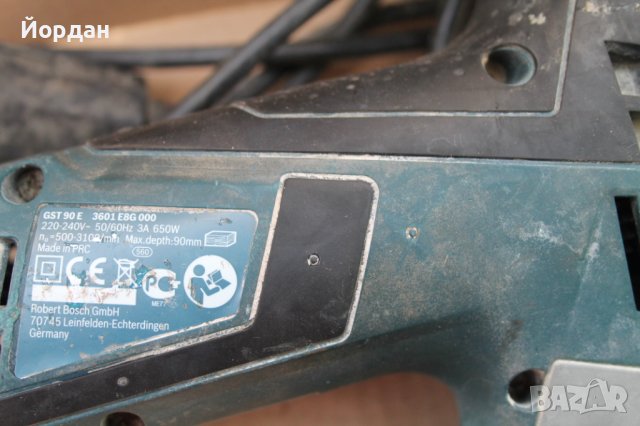 Зеге ''Bosch GST 90E'' 650 W, снимка 12 - Други инструменти - 41626404