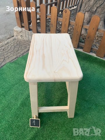 Дървено столче - табуретка , снимка 4 - Столове - 39755917