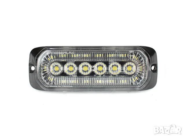 Мигащ висящ LED габарит 24 LED 12-24V с бяла светлина