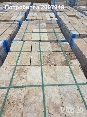 Травертин 3 см/61/33 - 28 Евро кв.м. с ДДС Промоция, снимка 9 - Други - 52391542