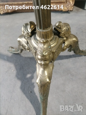 МНОГО КРАСИВА БАРОКОВА ЗАКАЧАЛКА ОТ БРОНЗ , снимка 3 - Антикварни и старинни предмети - 52749144