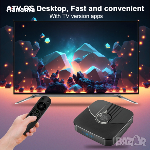 Transpeed M98 MAX Tv BOX, Android TV 11, Amlogic S905Y4, Smart TV, ТВ БОКС, 4K UHD, HDR10, снимка 3 - Приемници и антени - 44337609