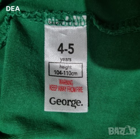 Зелен потник George 104/110см-3лв., снимка 2 - Детски тениски и потници - 41926987