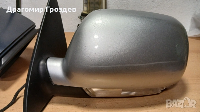 Ляво огледало с 6 пина за VW Touareg / Фолксваген Туарег (2004-2007), снимка 2 - Части - 53261714