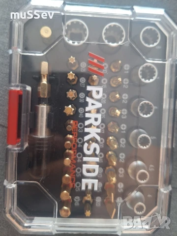 комплект битове и глухи ключове и накрайник на Parkside Performance, снимка 2 - Други инструменти - 51342094