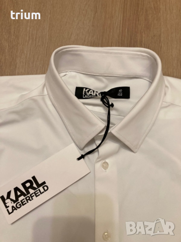 Мъжка риза Karl Lagerfeld , снимка 2 - Ризи - 44826449