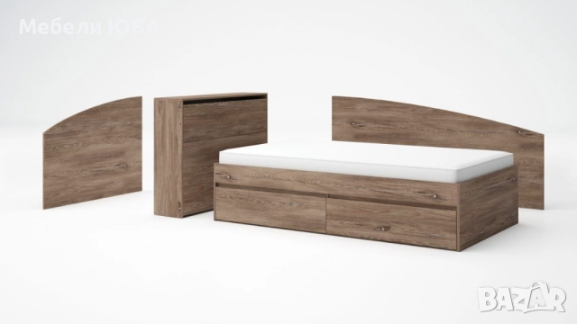Легло ЛЕО 120 с чекмеджета, снимка 3 - Спални и легла - 51921096