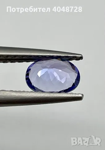 Инвестиционен естествен Танзанит 1.22ct. ALGT Сертификат, снимка 4 - Други - 47378632