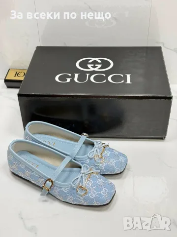 Gucci Дамски Ежедневни Обувки Тип Балерина Гучи - Различни Цветове Код SEM-171, снимка 2 - Дамски ежедневни обувки - 55769172