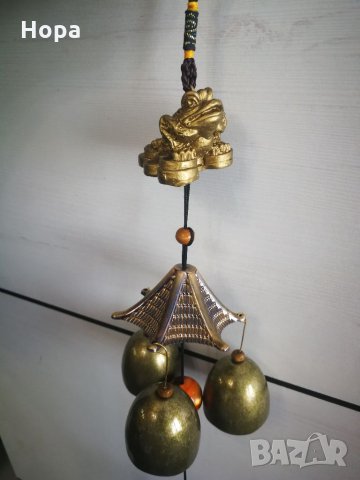 Вятърен звънец от метал Жаба , снимка 5 - Декорация за дома - 35948941