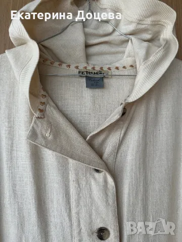 Ленено яке екрю на Фетиш, снимка 3 - Якета - 49696800