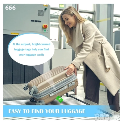 6 броя етикети за багаж за пътуване, снимка 3 - Други стоки за дома - 52940894