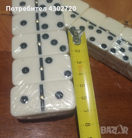 Забавна игра "Домино" за малки и големи. Плочки 5 см.,големи, снимка 4 - Домино - 53685486