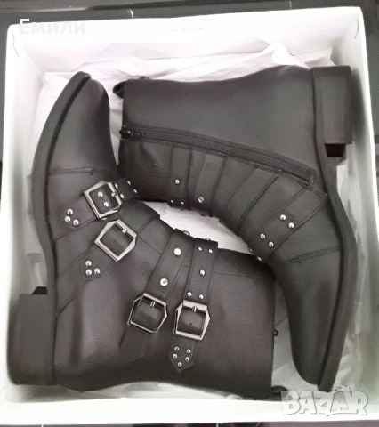 Нови дамски боти естествена кожа, снимка 2 - Дамски боти - 51779258