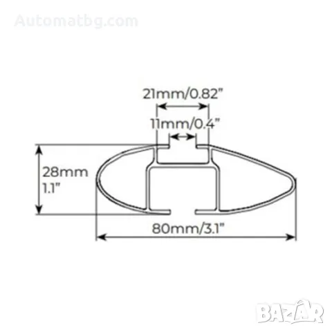 Напречни греди Automat, Fender Black XL, 1467, 134см, 90кг, Черни, снимка 5 - Аксесоари и консумативи - 49326288