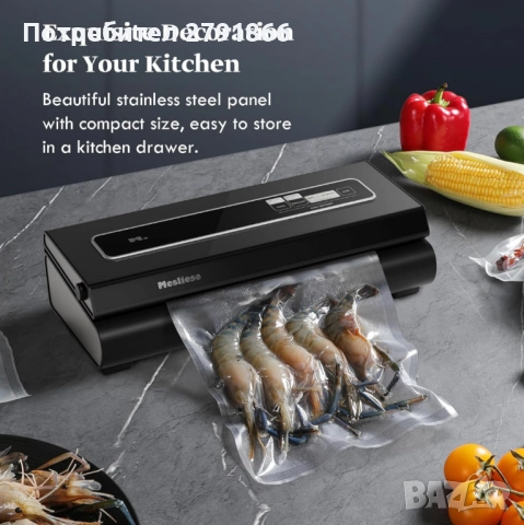 Вакуумна машина Mesliese VS6601S​ 90Kpa Мощна 6-в-1 нова, снимка 5 - Други - 52666660