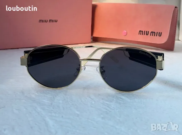 Miu 2024 дамски слънчеви очила елипса кръгли овални 4 цвята, снимка 18 - Слънчеви и диоптрични очила - 47765608