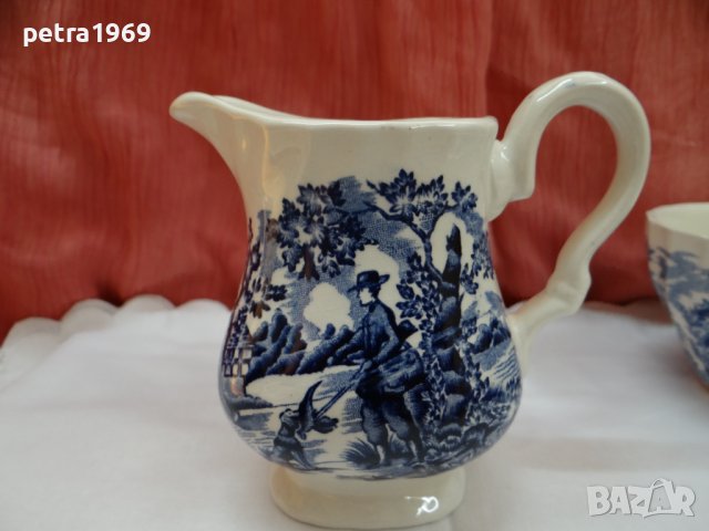 Порцелан на The Hunter by Myott в синьо, снимка 10 - Антикварни и старинни предмети - 41739296