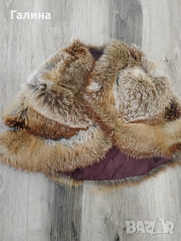 Къса пелерина от лисица, снимка 4 - Палта, манта - 53172567