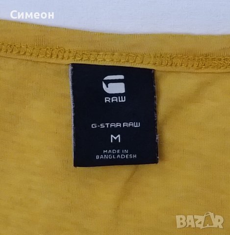 G-STAR RAW оригинална тениска M памучна фланелка, снимка 3 - Тениски - 41573164