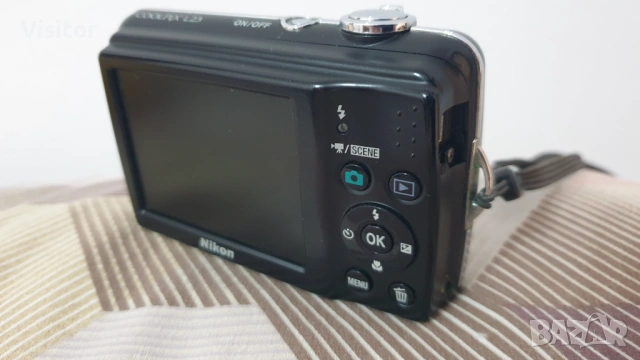 фотоапарат Nikon CoolPix L23   10.1 Мрх, снимка 5 - Фотоапарати - 53659025