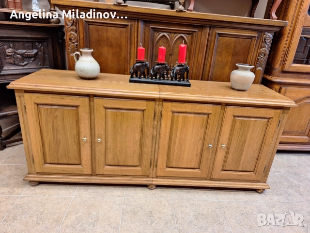 Луксозен комод, скрин, бюфет, шкаф дъб