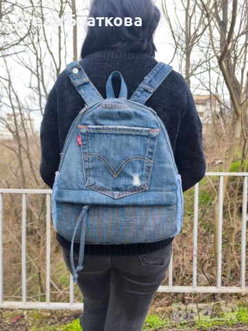 Дамски дънкови раници и чанти , снимка 16 - Раници - 36947320