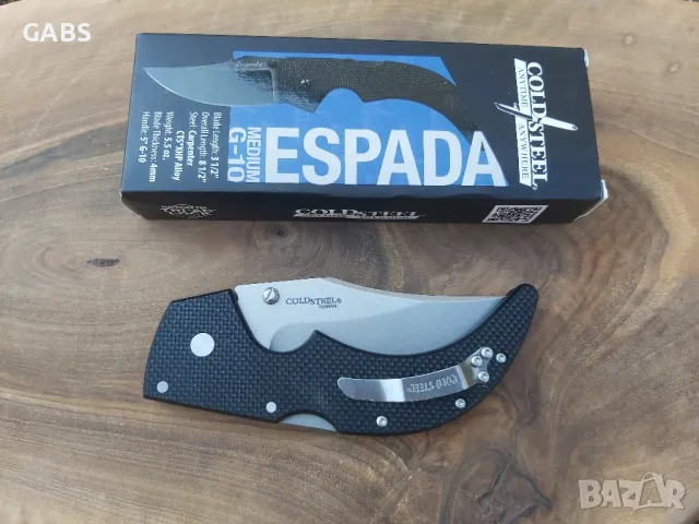 Сгъваем джобен нож Cold Steel Espada, снимка 4 - Ножове - 49333955