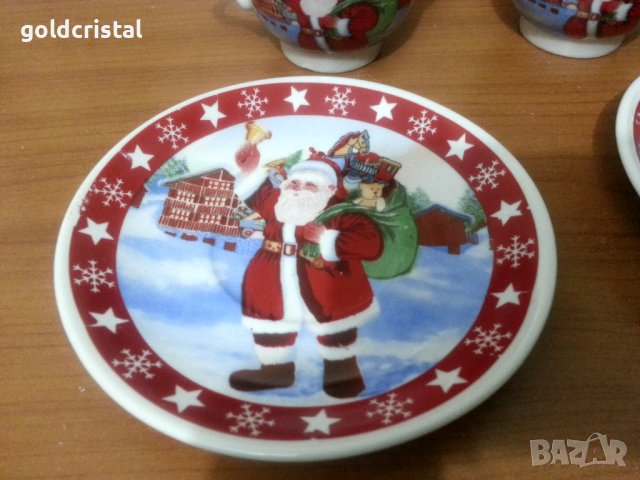 Коледни порцеланови чаши , снимка 9 - Чаши - 38968776