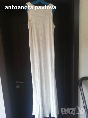 Дълга рокля с изрязан гръб , снимка 1 - Рокли - 41572142