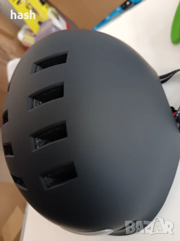 Велосипедна каска с вграден LED фар и лека задна част, р-р L, снимка 9 - Аксесоари за велосипеди - 50885008