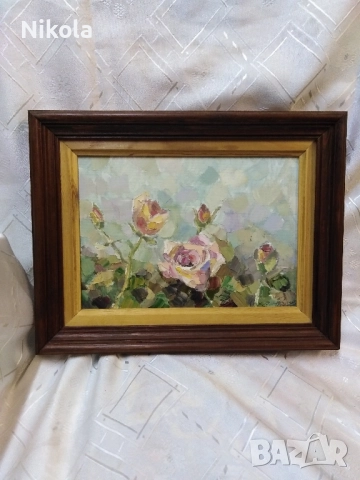 Цветя - Авторска картина на худ. Йохан Радев