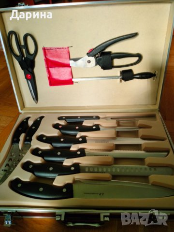 Луксозен комплект ножове на марката Z.P.International , снимка 1 - Прибори за хранене, готвене и сервиране - 39111177